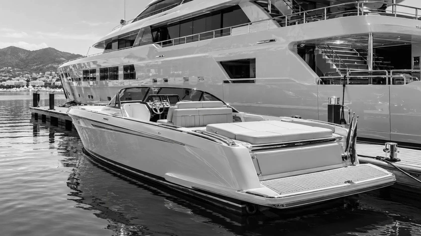 Illustrative superyacht tender