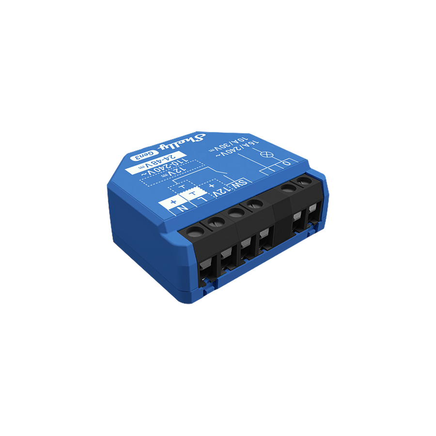 Shelly 1 Gen3 smart relay, manufacturer product image